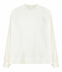 CT PLAGE Sweatshirt Coton Blanc