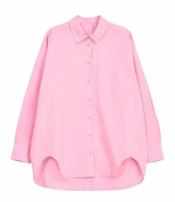 ESSENTIEL ANTWERP Chemise Oversized Daron Coton Rose