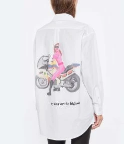 DEAR JULIETTE Chemise My Way Coton Blanc -Majestic Filatures shop dearj look20220906 219