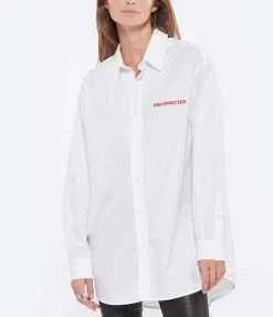 DEAR JULIETTE Chemise Disconnected Coton Blanc -Majestic Filatures shop dearj look20220906 254