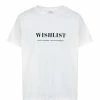 DEAR JULIETTE Tee-shirt Wishlist Coton Biologique Blanc