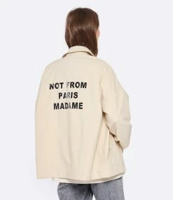 Drole De Monsieur Surchemise Homme NFPM Beige -Majestic Filatures shop drole look20221220 15