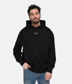 Drole De Monsieur Sweatshirt Hoodie Homme Classique NFPM Coton Noir -Majestic Filatures shop drole look20230116 197