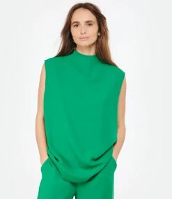 CLOSED Top Col Montant Patine Verte -Majestic Filatures shop emptyname 281