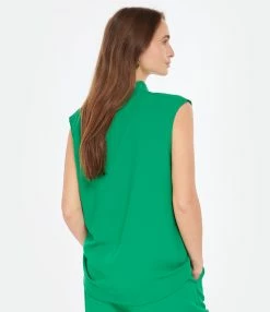 CLOSED Top Col Montant Patine Verte -Majestic Filatures shop emptyname 286