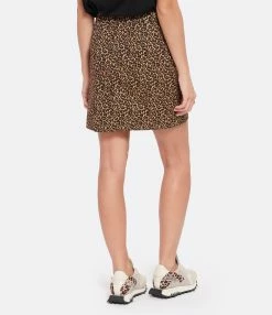 ESSENTIEL ANTWERP Jupe Ceopard Coton Buckthorn Brown 9 ESSENTIEL ANTWERP Jupe Ceopard Coton Buckthorn Brown -Majestic Filatures shop essen look20220831 266