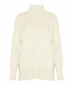 Majestic Filatures shop 8 MAISON STANDARDS Pull Col Roulé Eugénie Écru