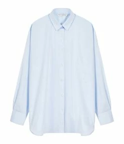 MAISON STANDARDS Chemise Linda Coton Bleu