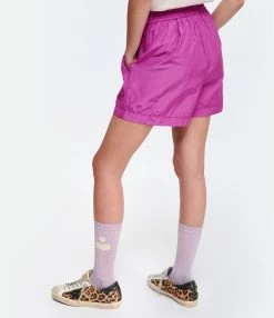 FORTE_FORTE Short Coton Violet 9 FORTE_FORTE Short Coton Violet -Majestic Filatures shop fof10 look20221125 176