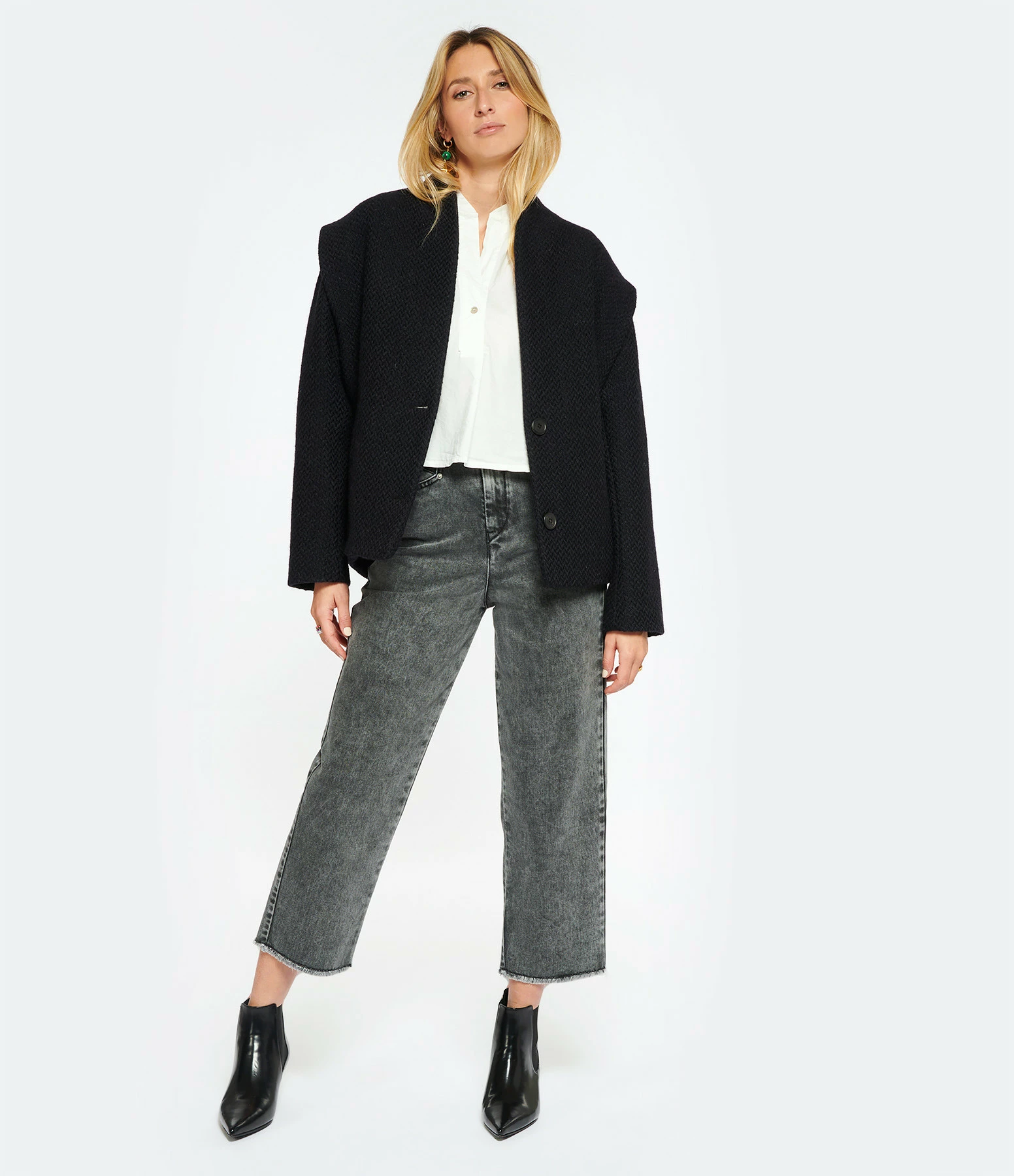 FORTE_FORTE Blouse Coton Popeline Naturel 6 FORTE_FORTE Blouse Coton Popeline Naturel – Image 6