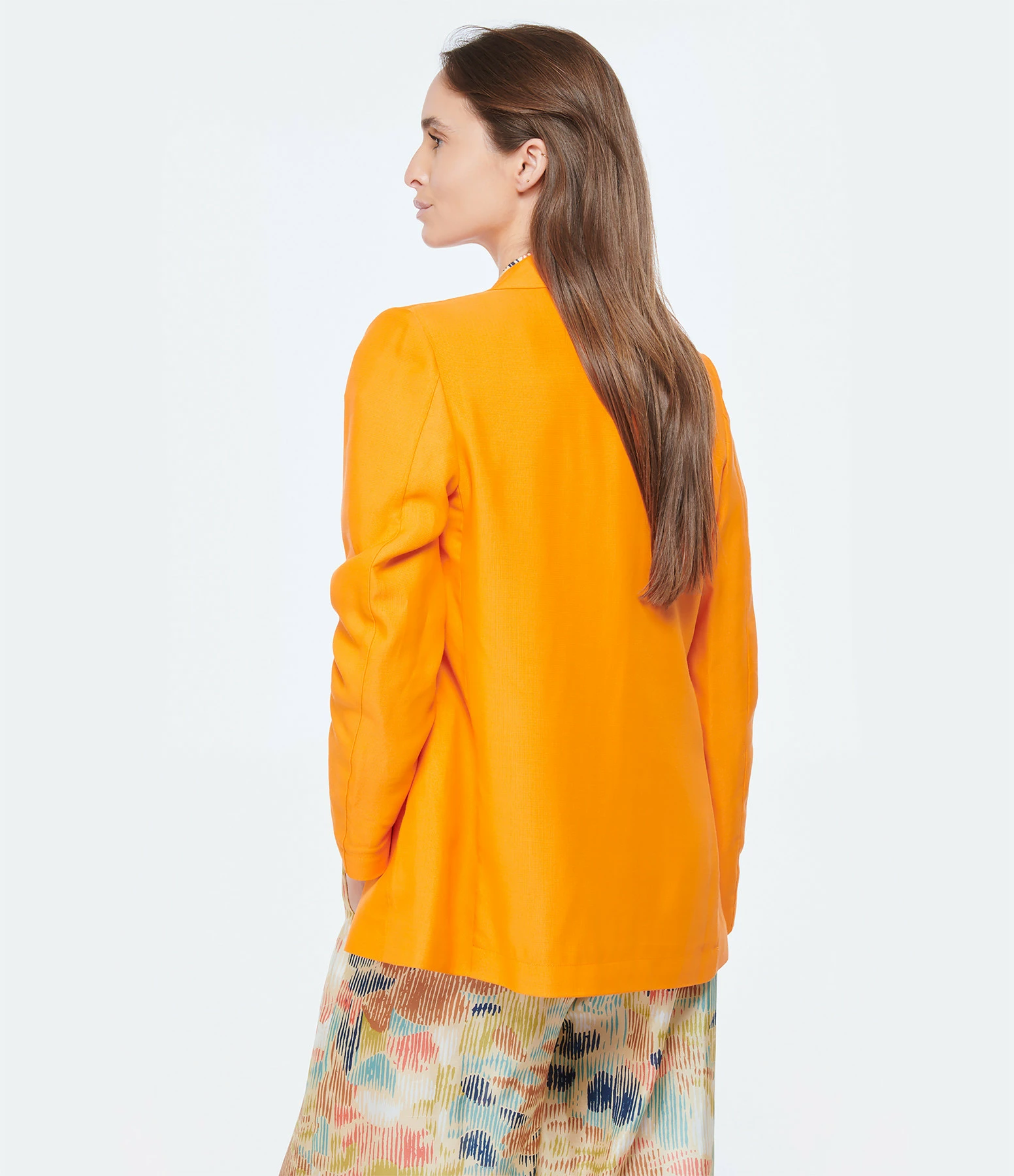 FORTE_FORTE Veste Blazer Orange 4 FORTE_FORTE Veste Blazer Orange – Image 4
