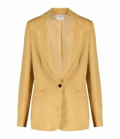 FORTE_FORTE Veste Blazer Moutarde
