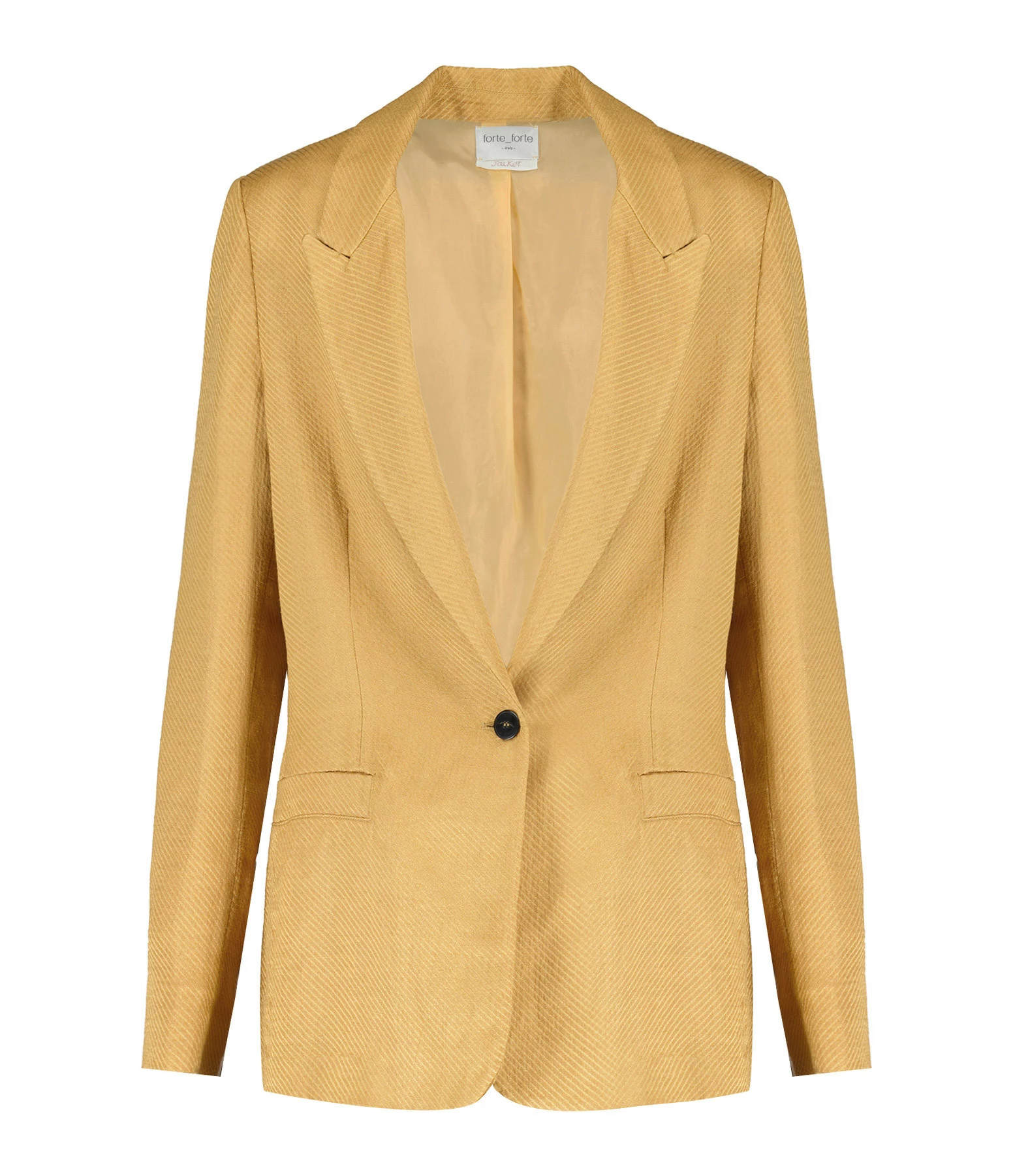 FORTE_FORTE Veste Blazer Moutarde 1 FORTE_FORTE Veste Blazer Moutarde