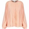 FORTE_FORTE Chemise Coton Soie Rose
