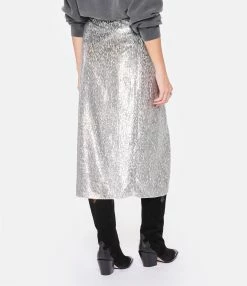 FORTE_FORTE Jupe Encanto Lurex Argenté Estrella 9 FORTE_FORTE Jupe Encanto Lurex Argenté Estrella -Majestic Filatures shop fof96 look20221007 370