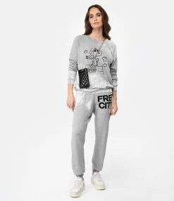 FREECITY Pull Basicgoodness Coton Gris -Majestic Filatures shop freec look20221227 29