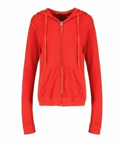 FREECITY Sweatshirt Hoodie Superfluff Zip Redlight