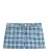 AMI Paris Short Denim Coton Bleu Javel