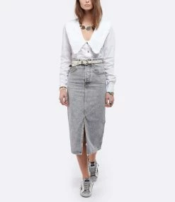 Ganni Chemise Coton Popeline Blanc 9 Ganni Chemise Coton Popeline Blanc -Majestic Filatures shop ganni look20201202 102