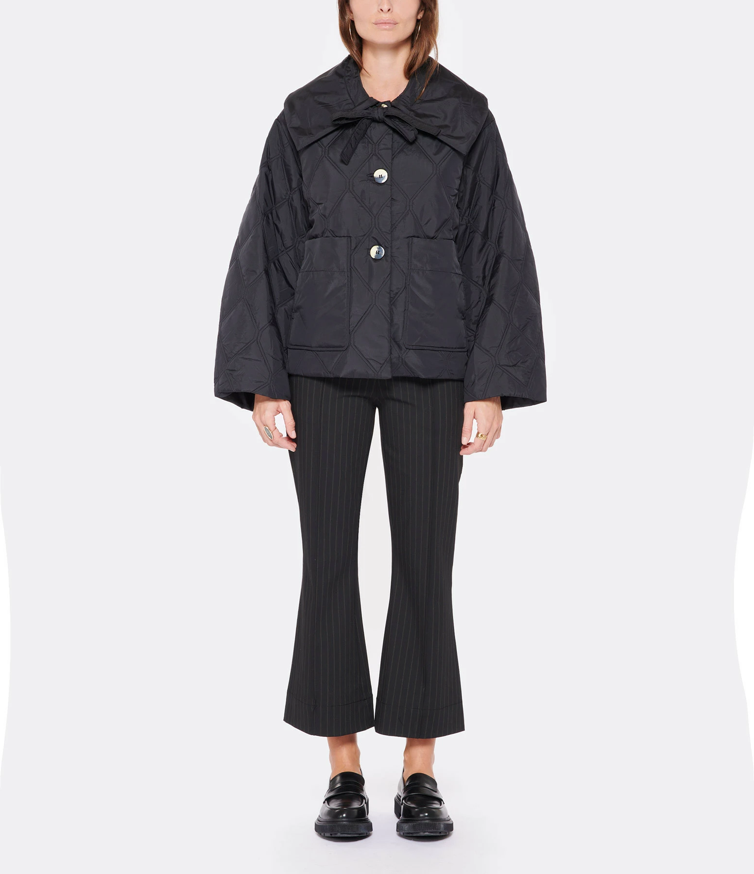 Ganni Veste Recyclée Noir 4 Ganni Veste Recyclée Noir – Image 4