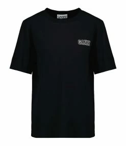 Ganni Tee-shirt Software Jersey Noir