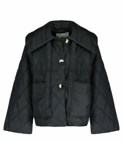 Ganni Veste Recyclée Noir