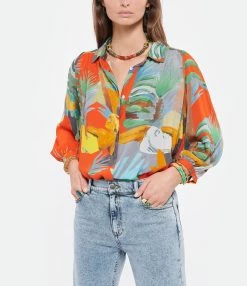 G.KERO Chemise Koh Kood Imprimé 7 G.KERO Chemise Koh Kood Imprimé -Majestic Filatures shop gkero look20220413 65