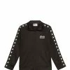 Golden Goose Veste Enfant Star Étoiles Zip Noir Blanc