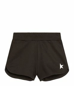 Golden Goose Short Star Enfant Coton Noir