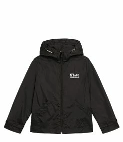 Golden Goose Veste Enfant Star Zippée Noir