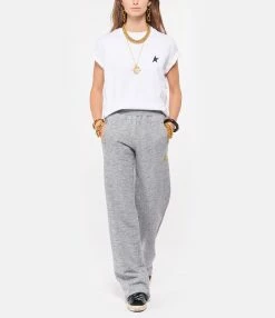 Golden Goose Tee-shirt Étoile Coton Blanc Noir -Majestic Filatures shop golde look20210715 118