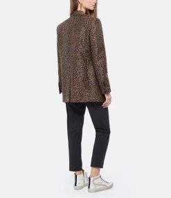 Golden Goose Veste Blazer Golden Laine Léopard -Majestic Filatures shop golde look20211102 447