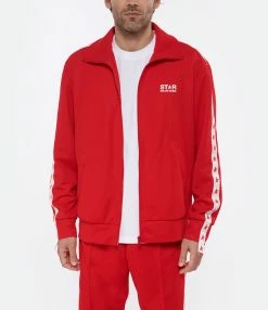 Golden Goose Veste Homme Denis Étoile Rouge -Majestic Filatures shop golde look20220425 480