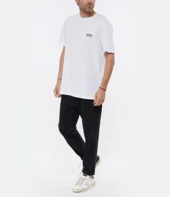 Golden Goose Tee-shirt Big Star Homme Coton Blanc -Majestic Filatures shop golde look20220425 766 1