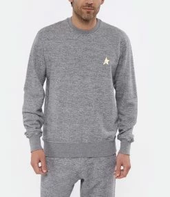 Golden Goose Sweatshirt Homme Archibald Étoile Coton Gris 7 Golden Goose Sweatshirt Homme Archibald Étoile Coton Gris -Majestic Filatures shop golde look20220425 807