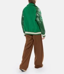 Golden Goose Veste Bomber Journey Eric Laine Vert Blanc 9 Golden Goose Veste Bomber Journey Eric Laine Vert Blanc -Majestic Filatures shop golde look20220906 339