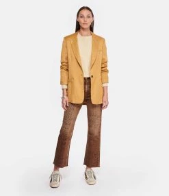 Golden Goose Sweatshirt Journey Coton Beige 11 Golden Goose Sweatshirt Journey Coton Beige -Majestic Filatures shop golde look20221125 272