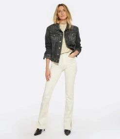 Golden Goose Veste Journey Denim Coton Gris -Majestic Filatures shop golde look20221129 263