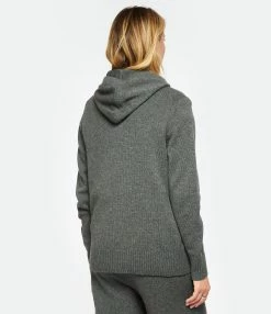 Golden Goose Sweatshirt Hoodie Golden Cachemire Gris -Majestic Filatures shop golde look20221129 354