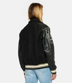 Golden Goose Veste Bomber Golden Homme Laine Noir -Majestic Filatures shop golde look20221129 71