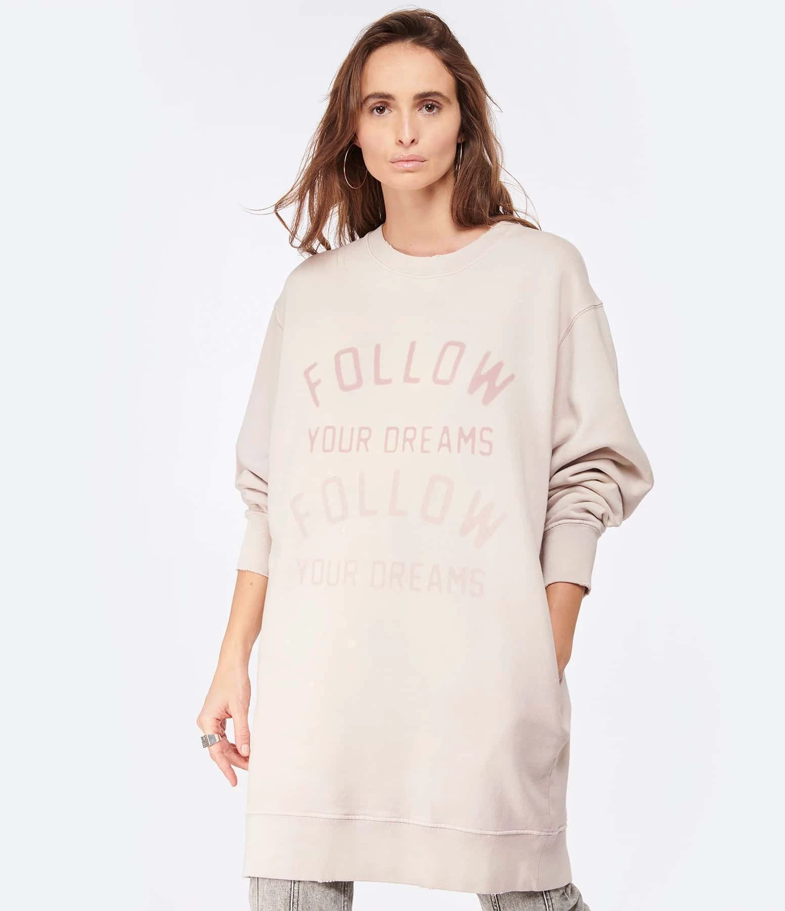 Golden Goose Sweatshirt Journey Coton Rose 3 Golden Goose Sweatshirt Journey Coton Rose – Image 3