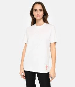 Golden Goose Tee-shirt Golden Coton Blanc Vintage -Majestic Filatures shop golde look20221215 244