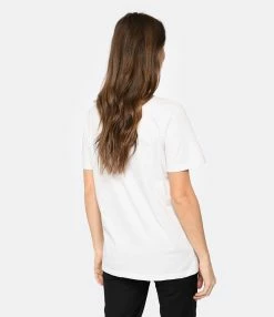 Golden Goose Tee-shirt Golden Coton Blanc Vintage -Majestic Filatures shop golde look20221215 245