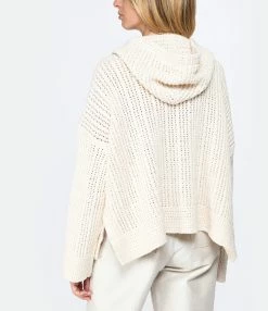 Golden Goose Sweatshirt Hoodie Journey Coton Beige -Majestic Filatures shop golde look20230215 150