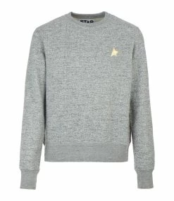 Golden Goose Sweatshirt Athena Étoile Coton Gris