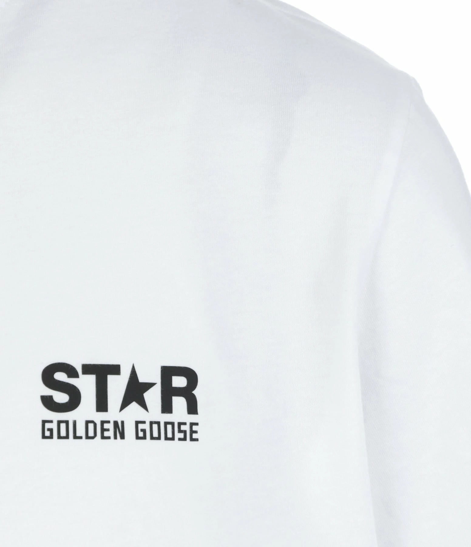 Golden Goose Tee-shirt Big Star Coton Blanc Noir 3 Golden Goose Tee-shirt Big Star Coton Blanc Noir – Image 3