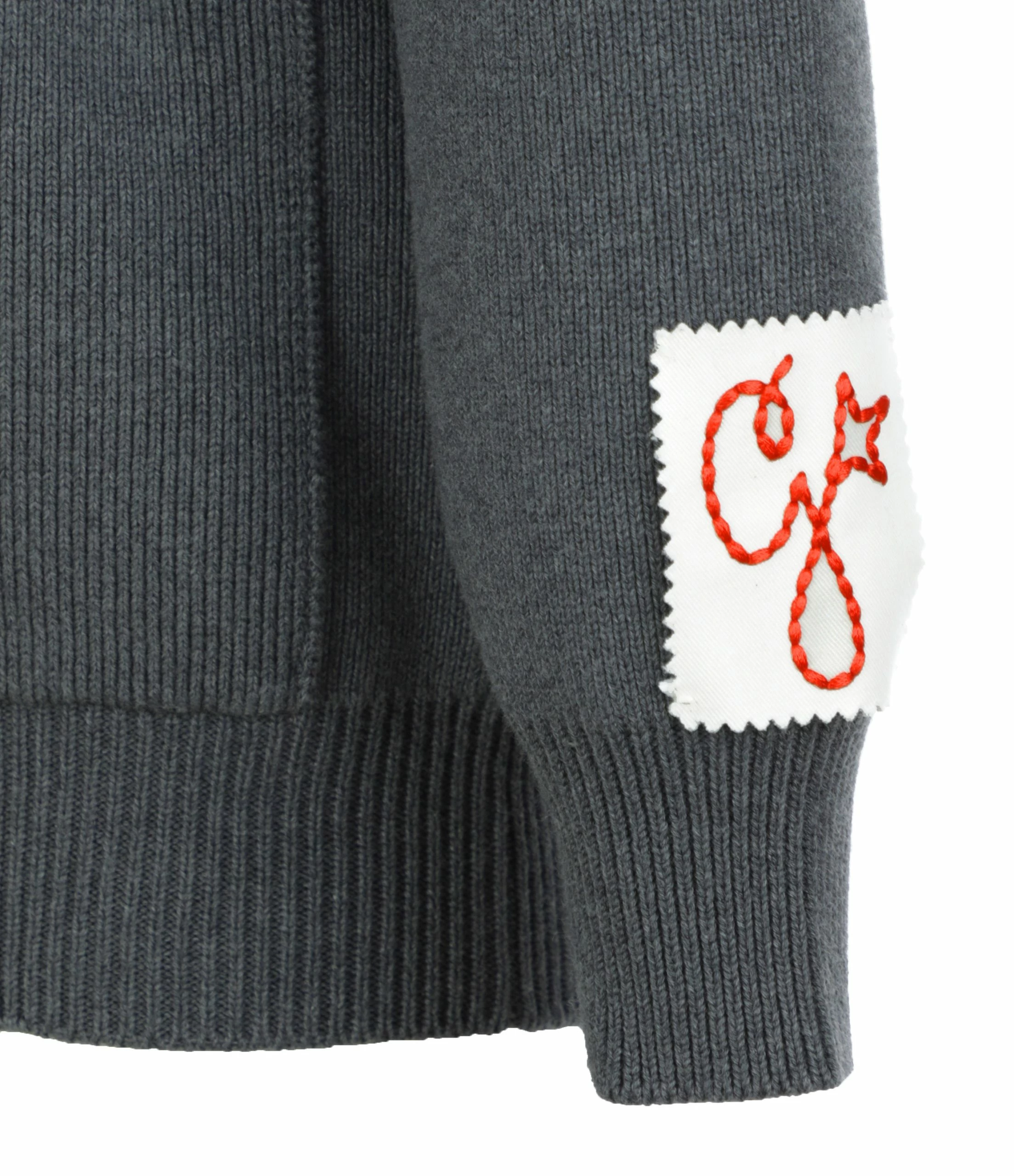 Golden Goose Cardigan Golden Coton Gris Mélangé 2 Golden Goose Cardigan Golden Coton Gris Mélangé – Image 2