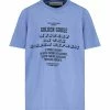 Golden Goose Tee-shirt Homme Journey Mistery Coton Bleu