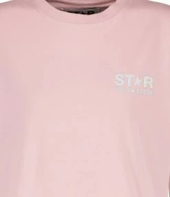 Golden Goose Tee-shirt Star Homme Coton Rose -Majestic Filatures shop golde44004 pck20220701 2 1