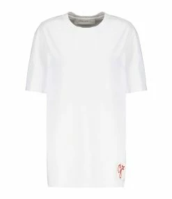 Golden Goose Tee-shirt Golden Homme Coton Blanc Vintage